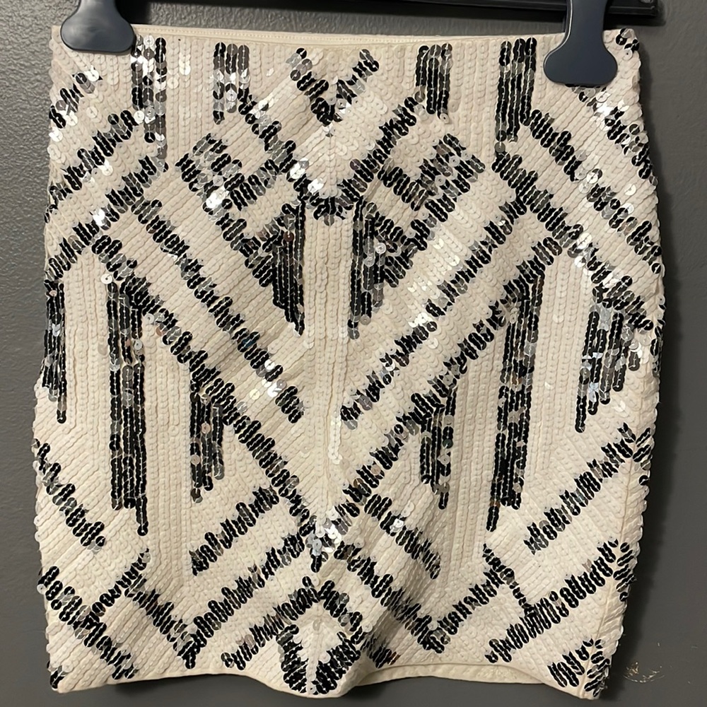 Express sequins mini skirt